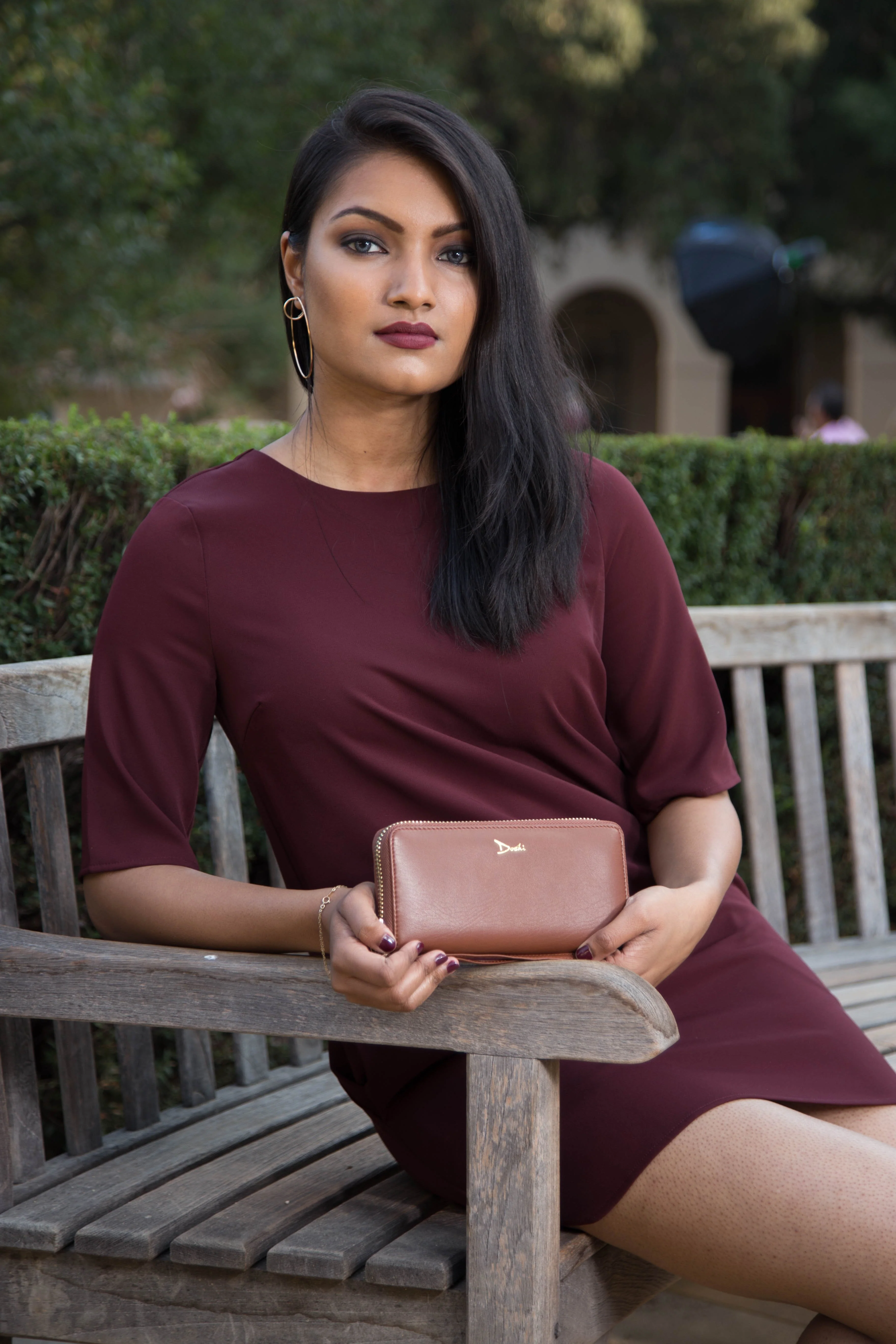 Beige Doshi Accordion Vegan Wallet - Image 10