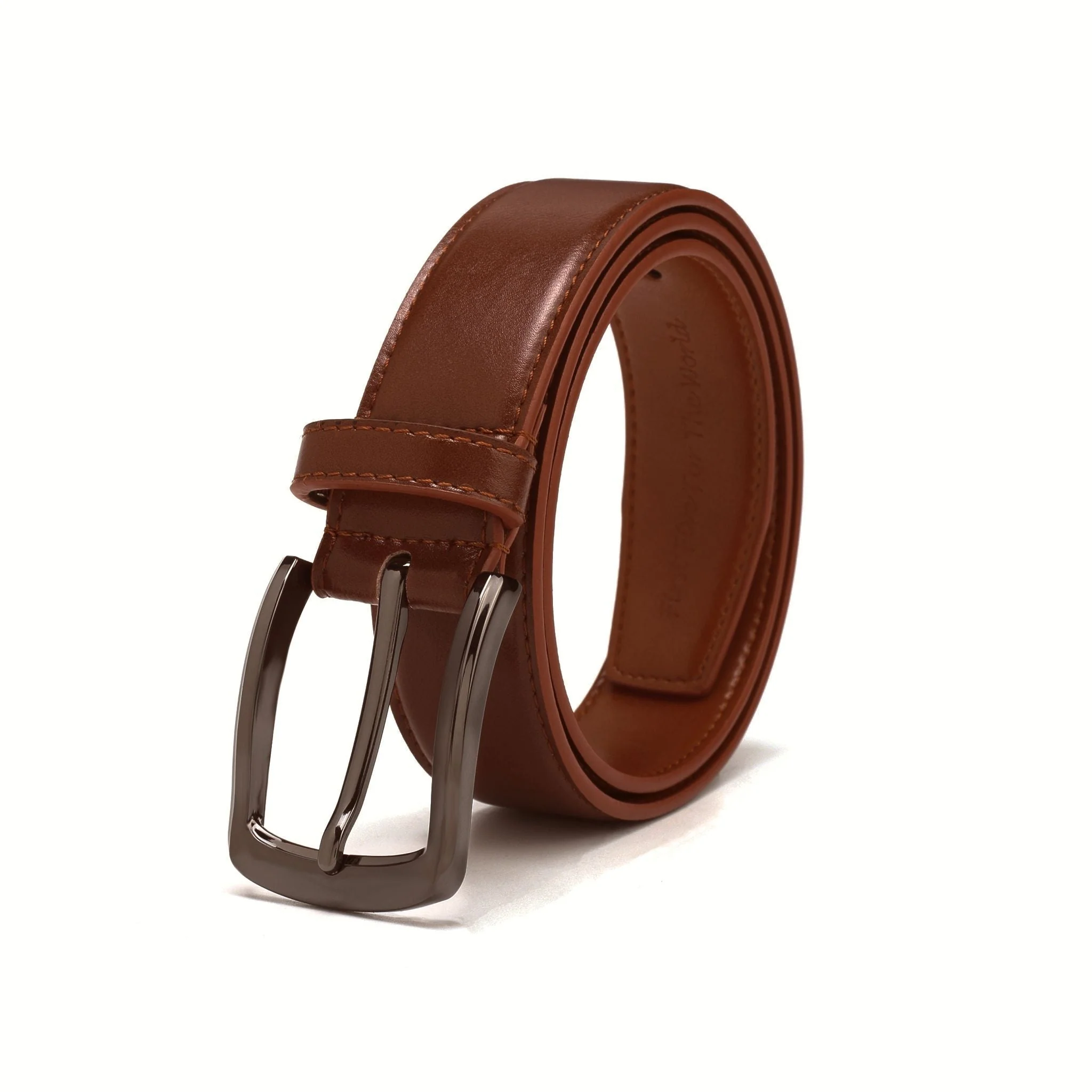 Professional 2 - Brushed Nickel Vegan Belt (Sizes - Black: 44; Bourbon 40,44; Brown 40,44) - Image 4