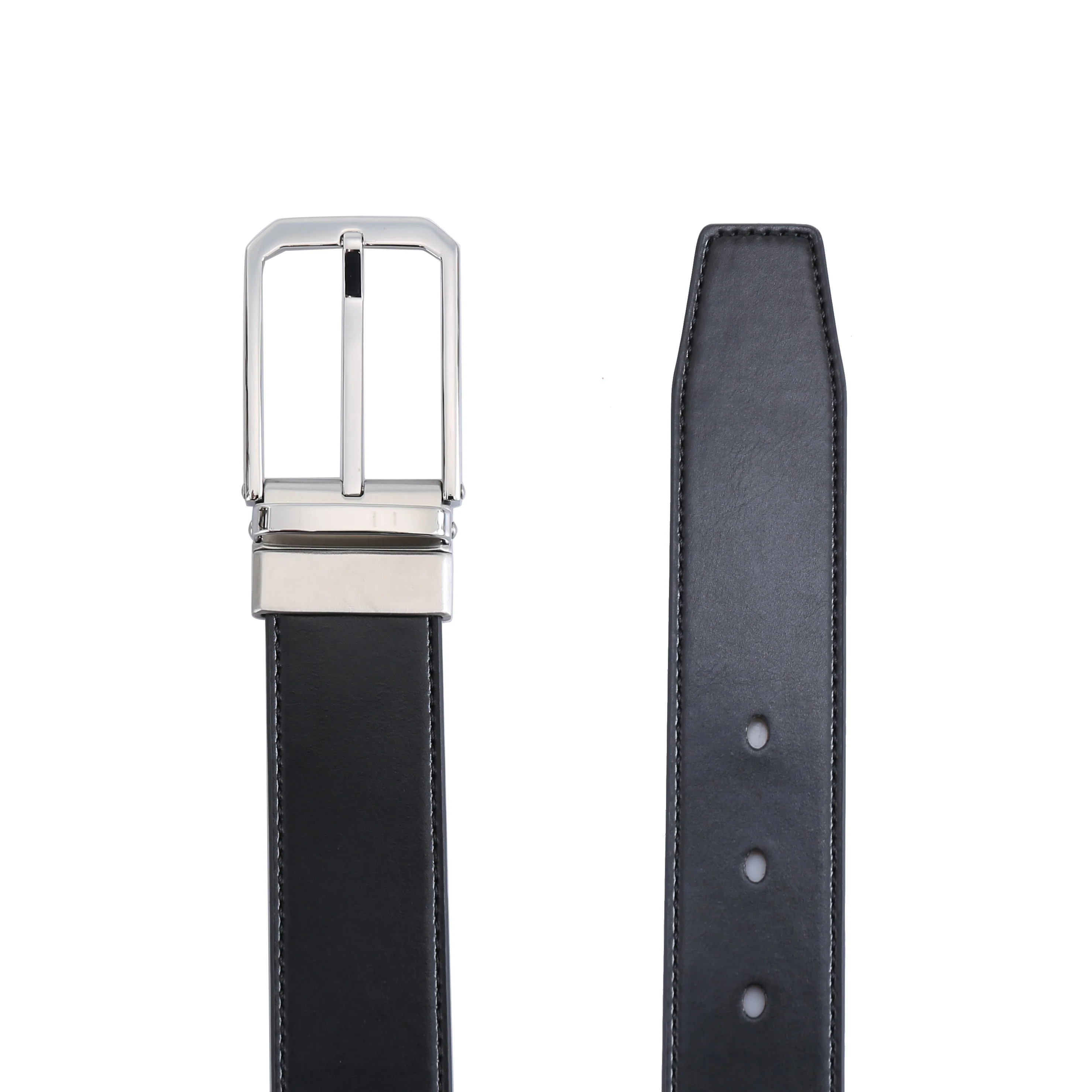 Professional Reversible 1 - Polished SS Vegan Belt - Image 5
