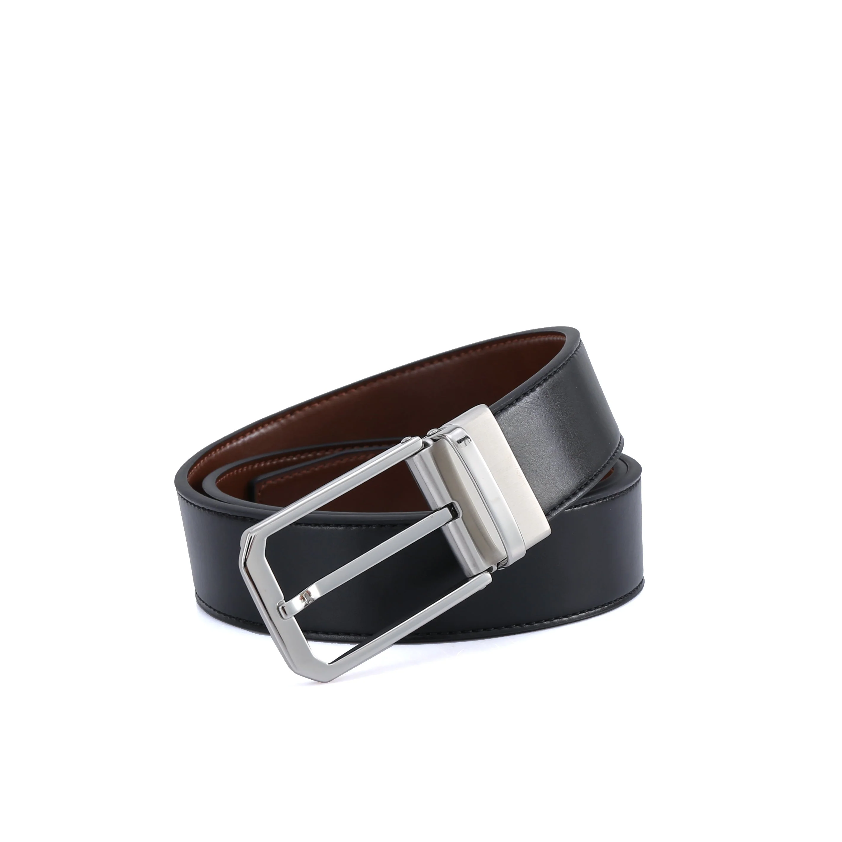 Professional Reversible 1 - Polished SS Vegan Belt - Image 7