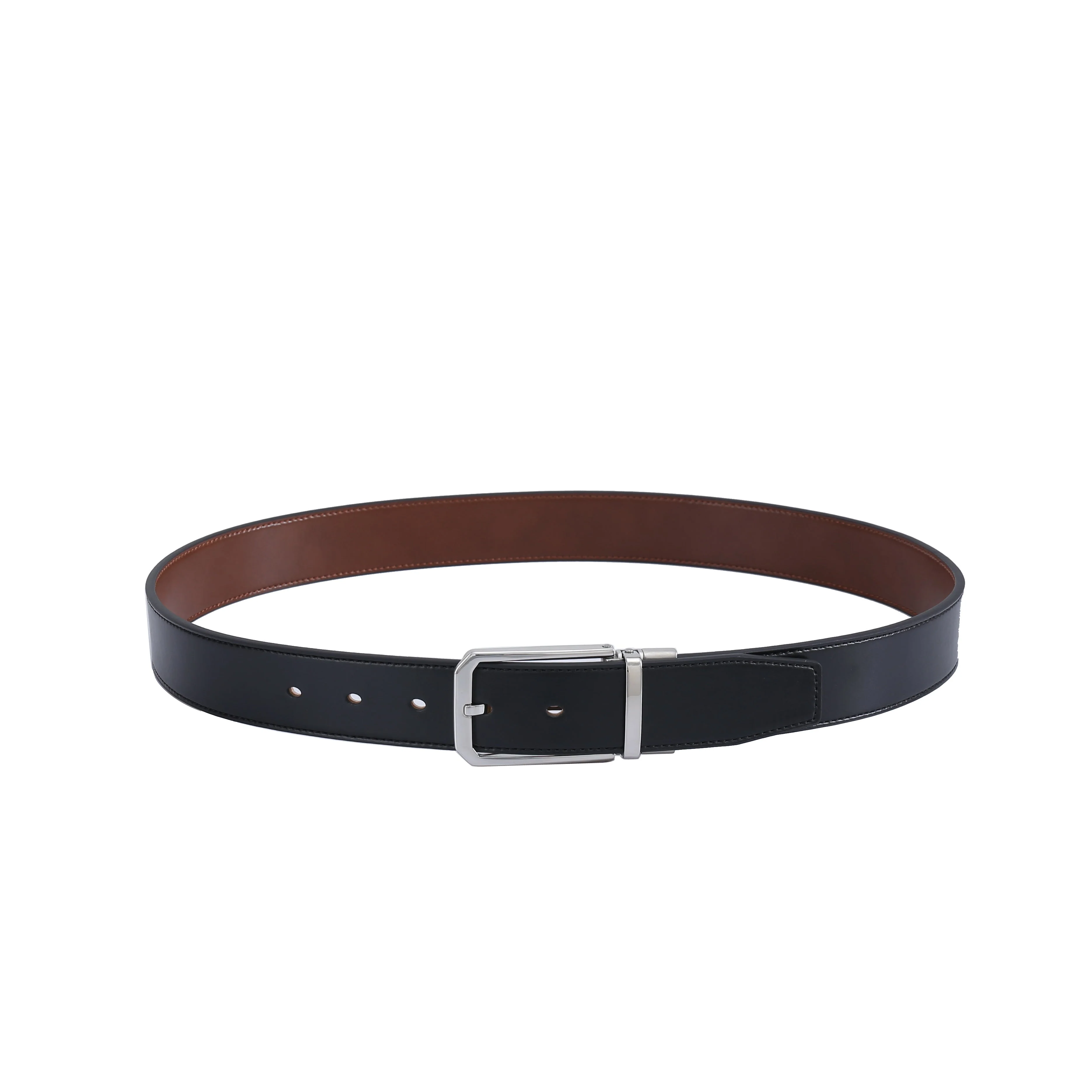 Professional Reversible 1 - Polished SS Vegan Belt - Image 8
