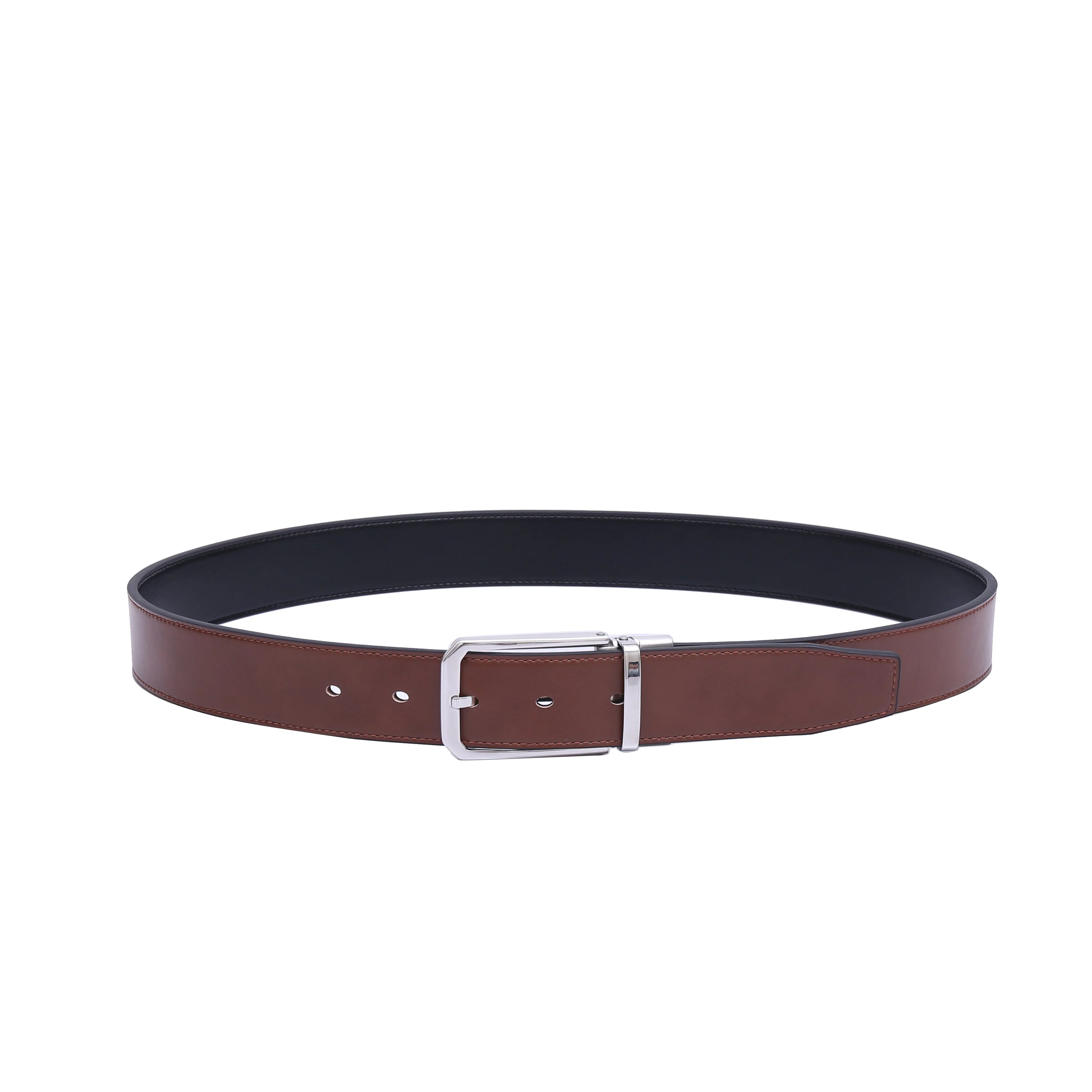 Professional Reversible 1 - Polished SS Vegan Belt - Image 9